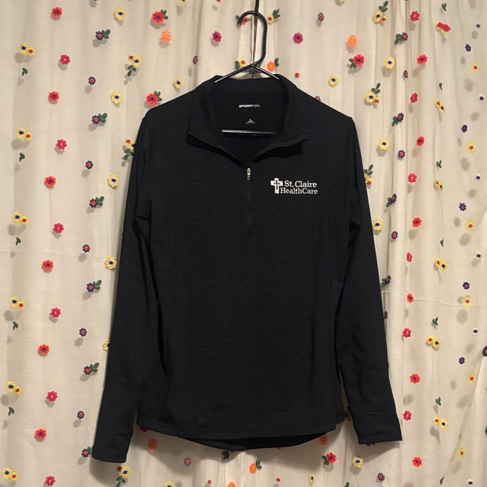 Sport-Tek Black Ladies Pullover